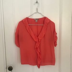 Forever 21 Ruffle Blouse